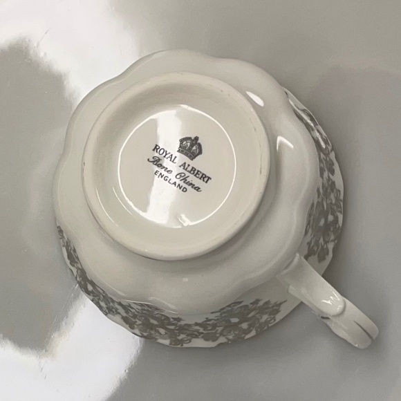 Royal Albert bone china, cup, and saucer.   25th wedding anniversary. - Picture 7 of 7